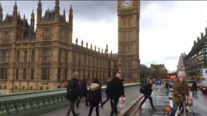 Un ataque terrorista siembra el pánico ante el Parlamento británico