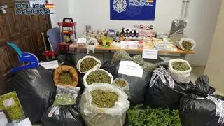 Marihuana, hachís, cocaína y ketamina: las drogas vendidas ilegalmente en un club cannábico de Los Realejos