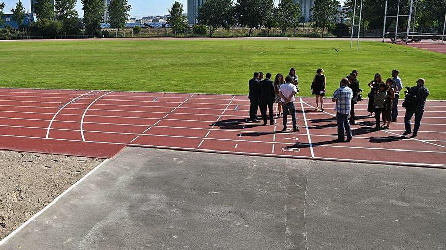 Pista universitaria de Elviña.