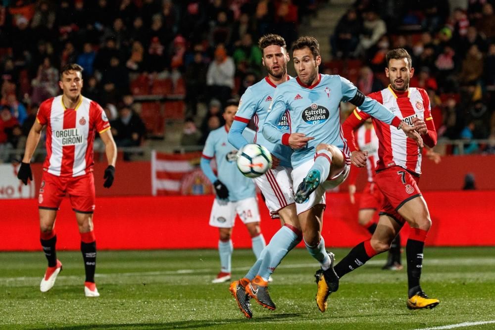 El Celta no pudo superar al Girona en Montilivi // Eddy Kelele