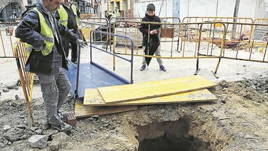 Las obras de La Plazuela encaran su recta final con el pavimentado