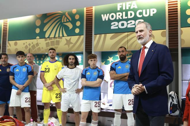 El rey Felipe VI solo acepta que la selección llegue a la final del Mundial