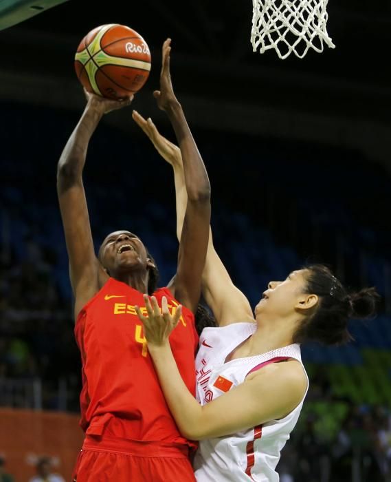 El China - España de baloncesto femenino, en fotos.