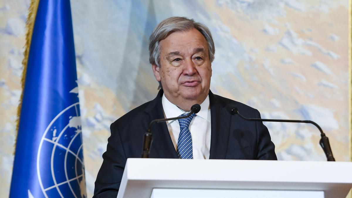 El secretario general de la ONU, António Guterres.