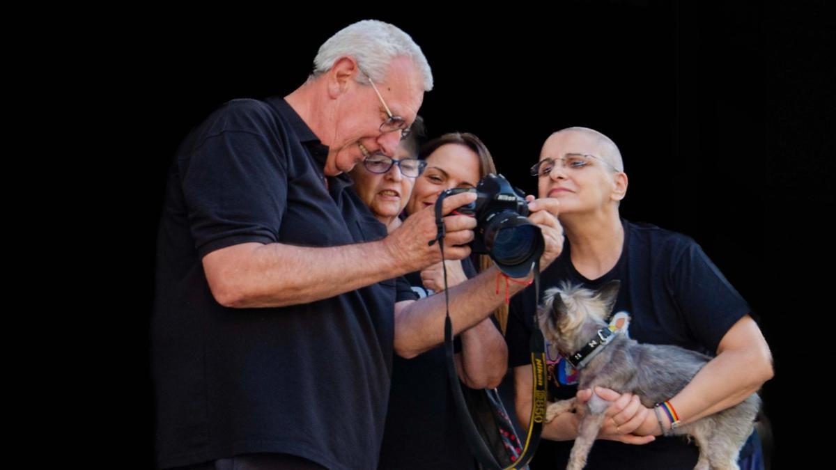 Una de las sesiones fotográficas de Paco Luna.