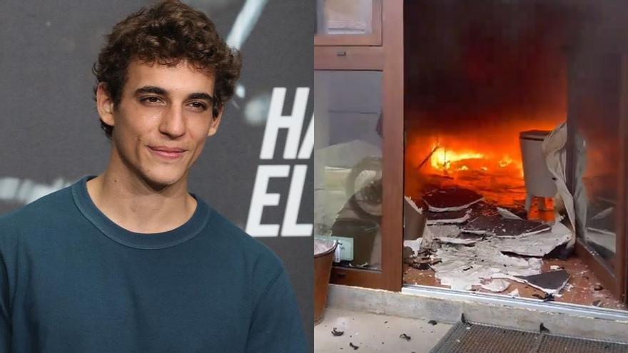 Un actor de Élite y La casa de papel comparte imágenes del incendio de su casa