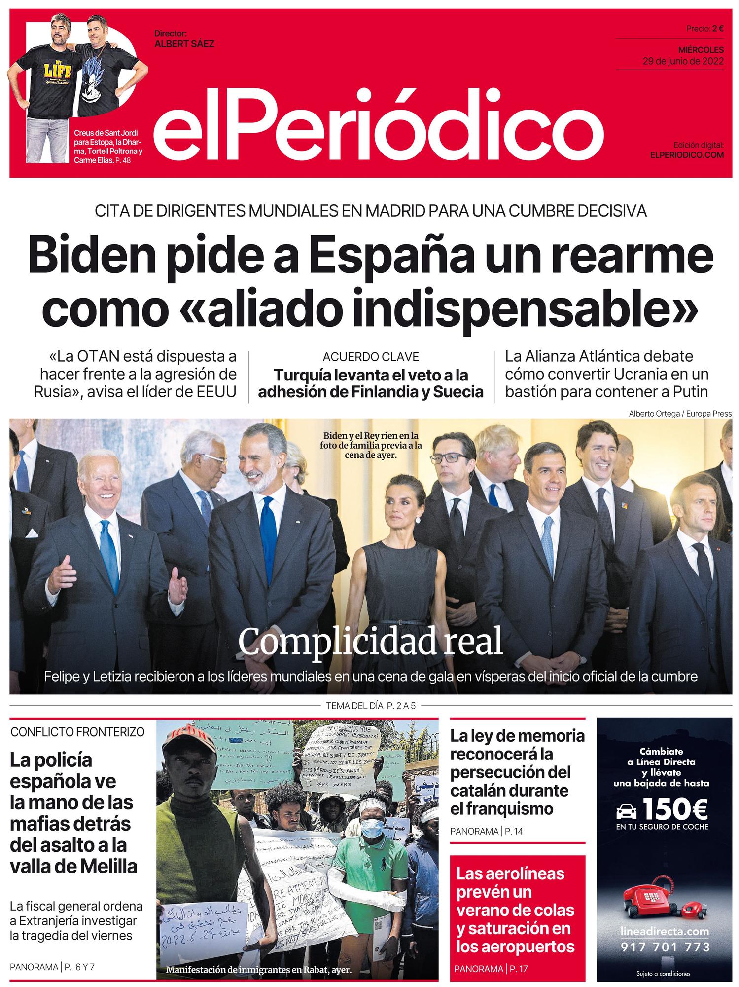 Portada del 29 de junio de 2022