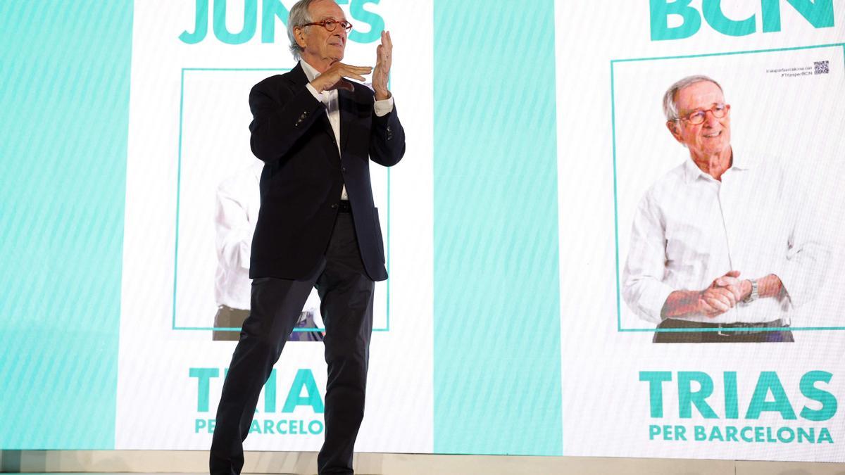 Acto de inicio de campaña de Xavier Trias, candidato de Junts en Barcelona