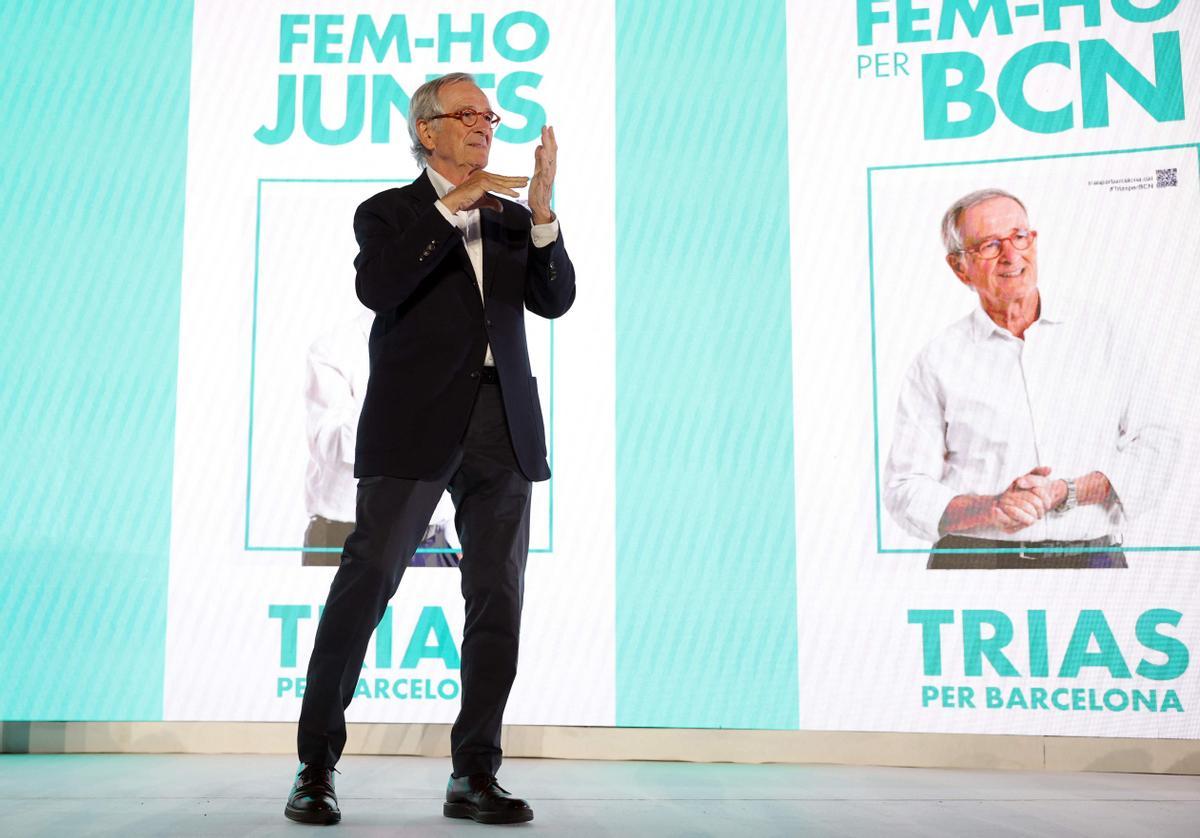 Acto de inicio de campaña de Xavier Trias, candidato de Junts en Barcelona