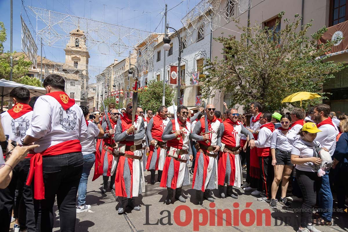 Moros y Cristianos en la mañana del dos de mayo en Caravaca