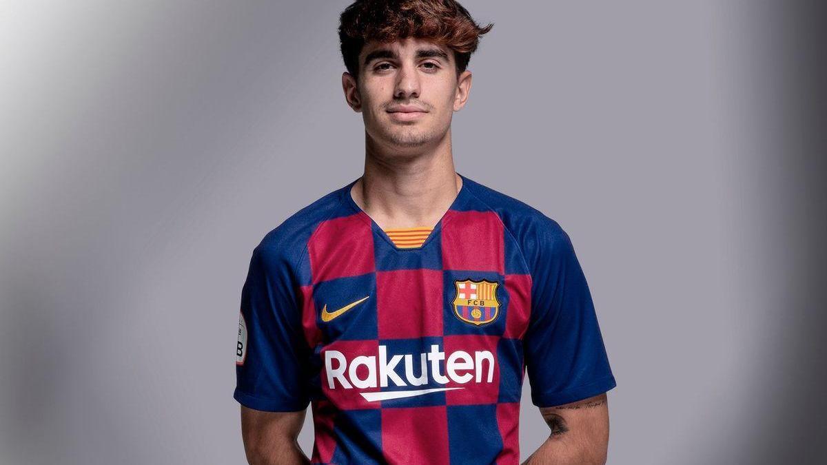 Àlex Collado, jugador del Barça B.