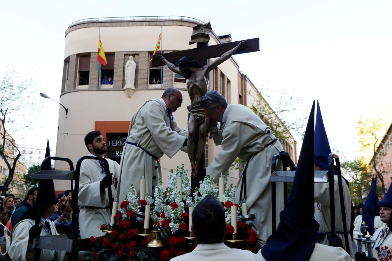 En imágenes | Procesiones del Martes Santo en Zaragoza