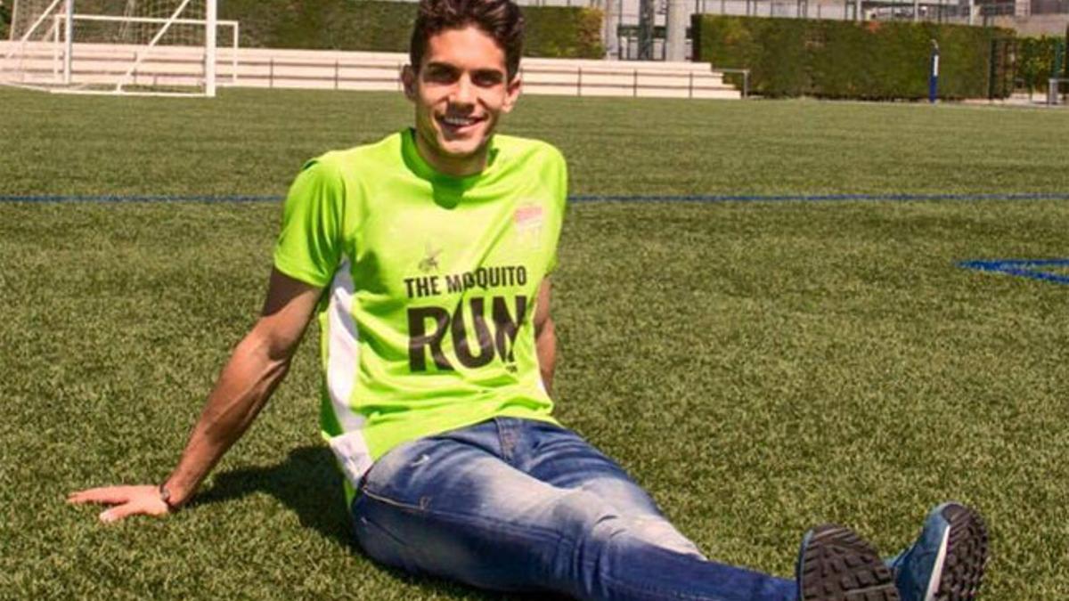 Marc Bartra, maestro de ceremonias en 'The Mosquito Run'