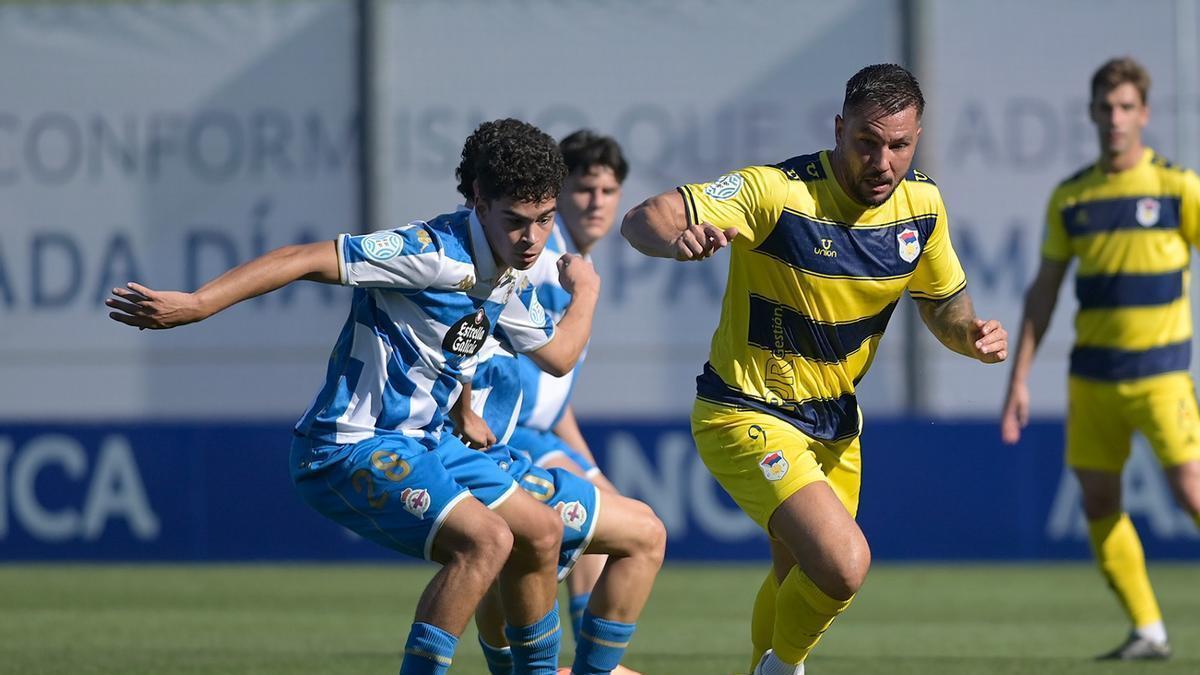 Miguel Ángel Guerrero durante un partido de la presente temporada
