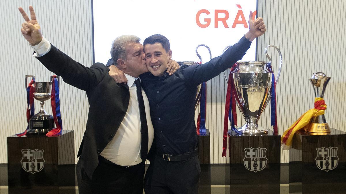 El Barça homenajea a Bojan tras retirarse del fútbol