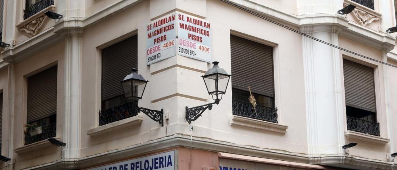 Edificio de alquiler de viviendas en el centro de València.