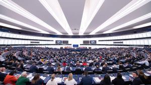 Archivo - Sesión en la sede del Parlamento Europeo en Estrasburgo.