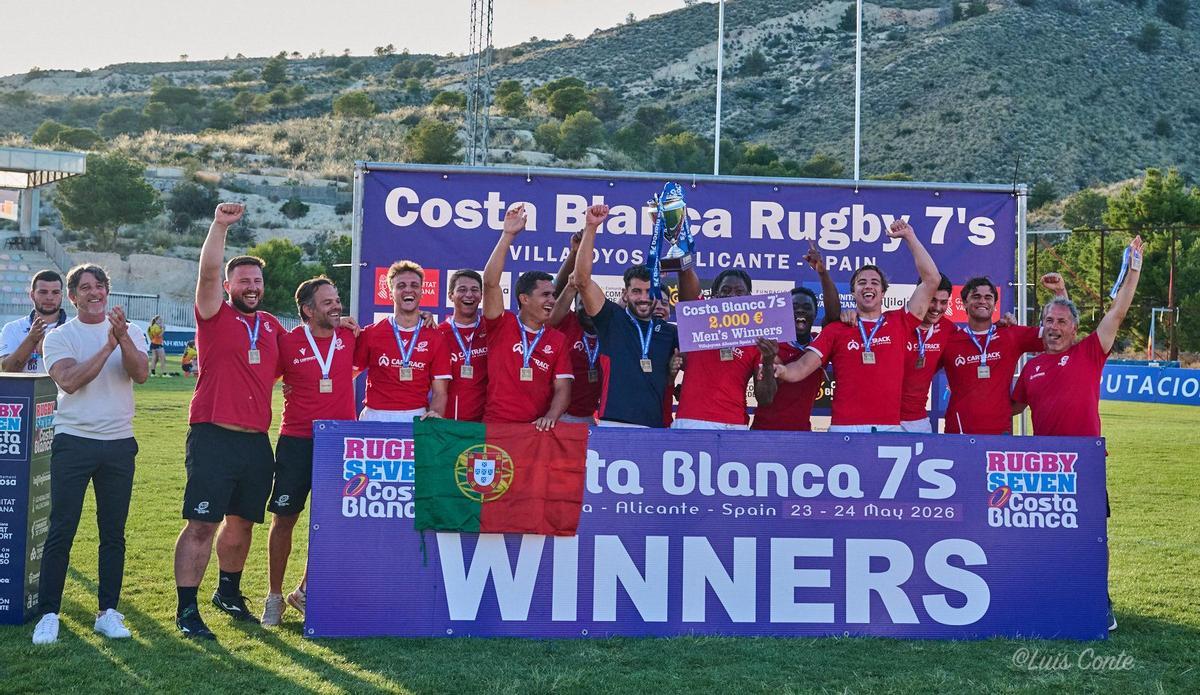 La selección nacional de Portugal masculina se impuso a la Selección de Ucrania, por 22 a 5.