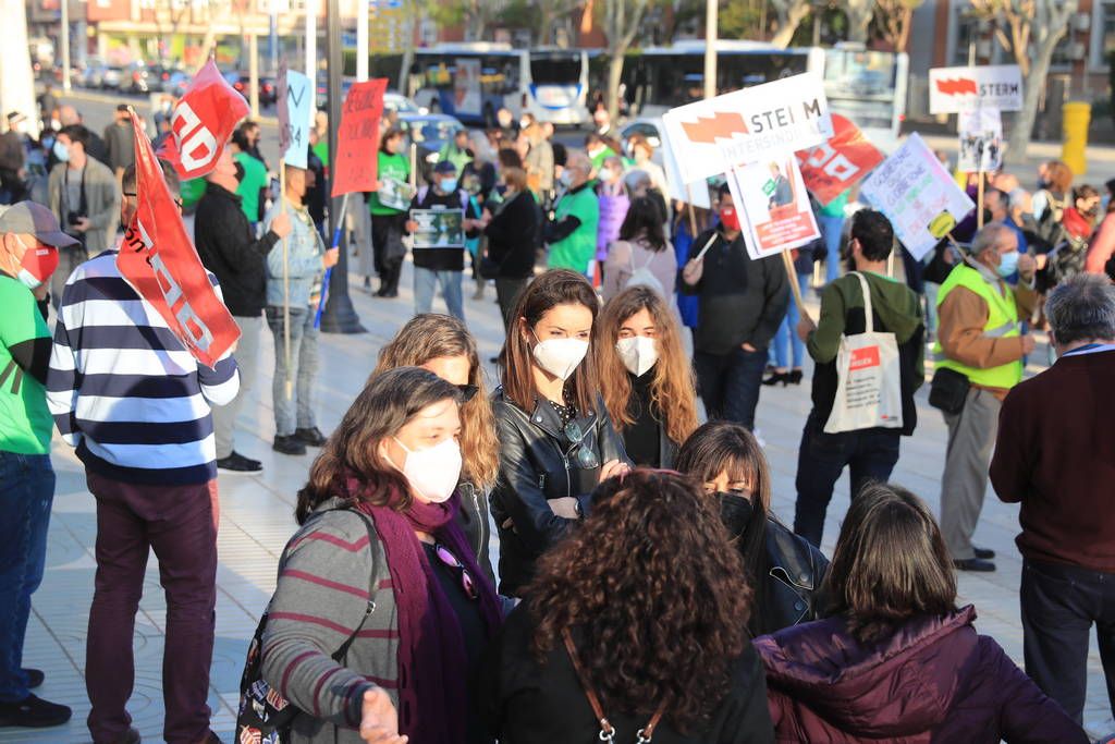 Protesta de la Marea Verde en Cartagena