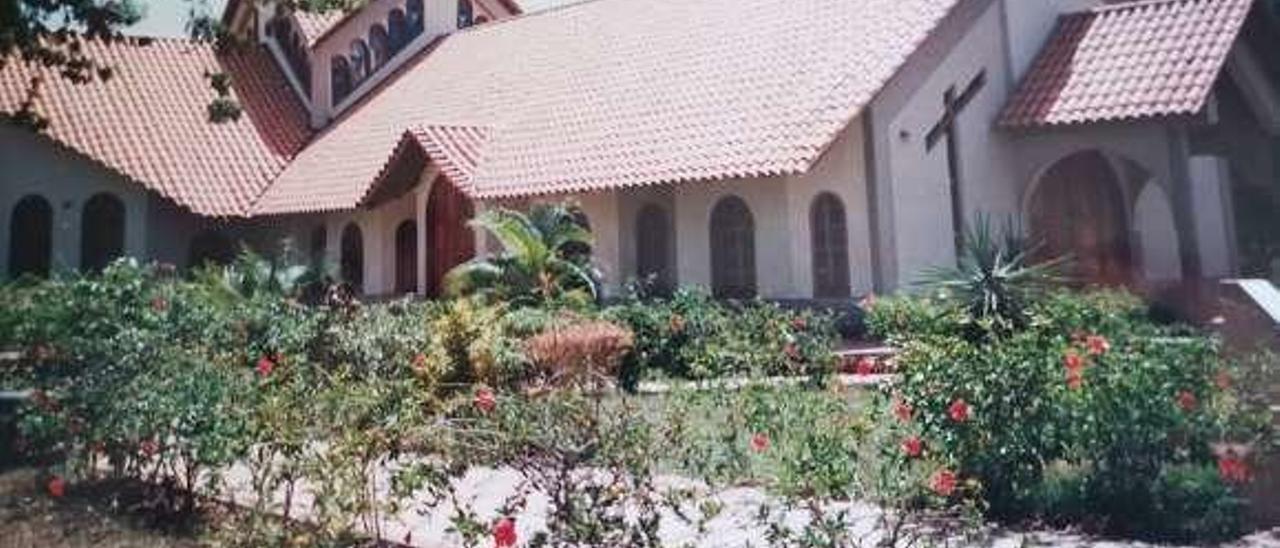 La iglesia que se construyó en San José de Paraguachí durante la estancia de Manuel Barros.