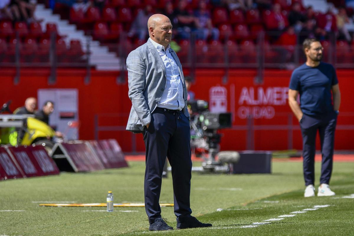 Pepe Mel, durante el partido ante el Getafe