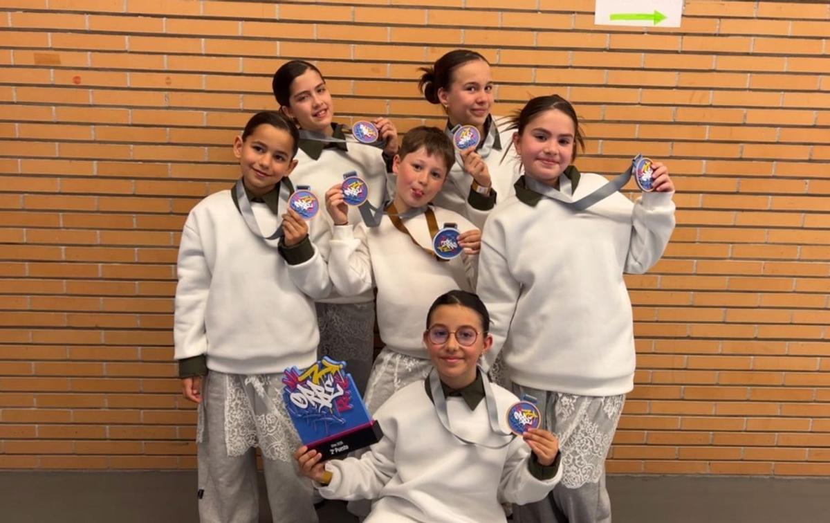 Zamora regresa con siete trofeos del XII Campeonato Nacional de Danza ORBE de Burgos