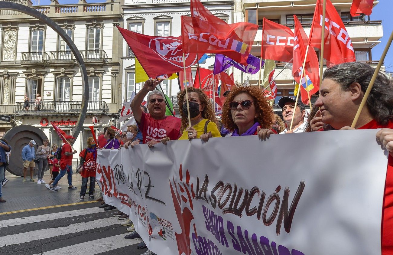 Manifestación del 1 de Mayo en Las Palmas de Gran Canaria (01/05/22)