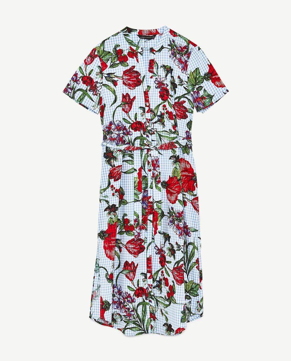 El paraíso 'made in' Zara: Túnica floral (39,95 euros)