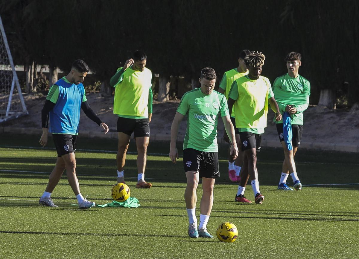 Entrenamiento del Elche CF esta semana