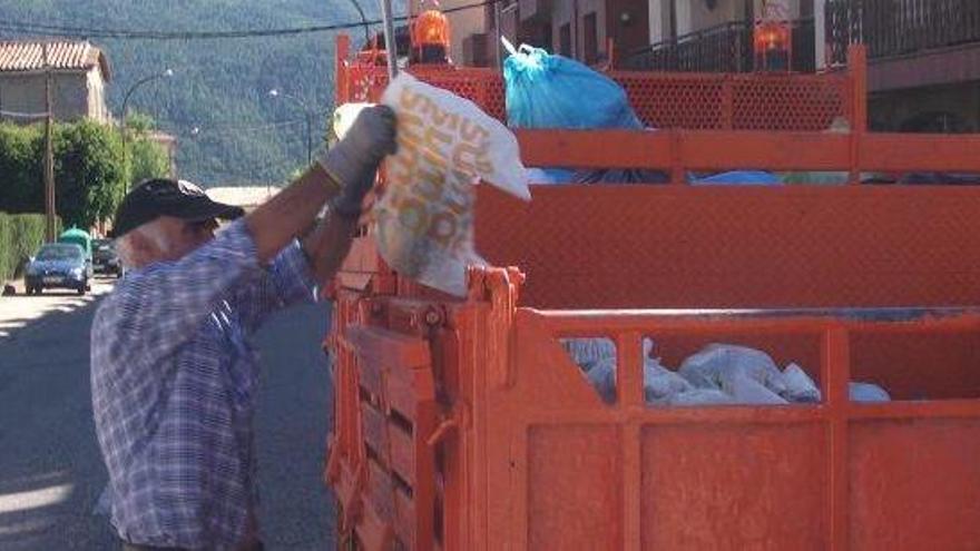 De moment, el porta a porta s&#039;aplica només a Sant Llorenç de Morunys