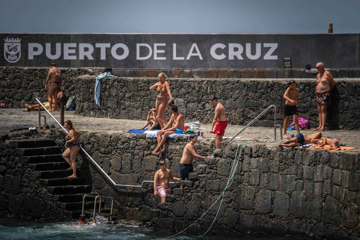 El fondo del embarcadero, recientemente renovado