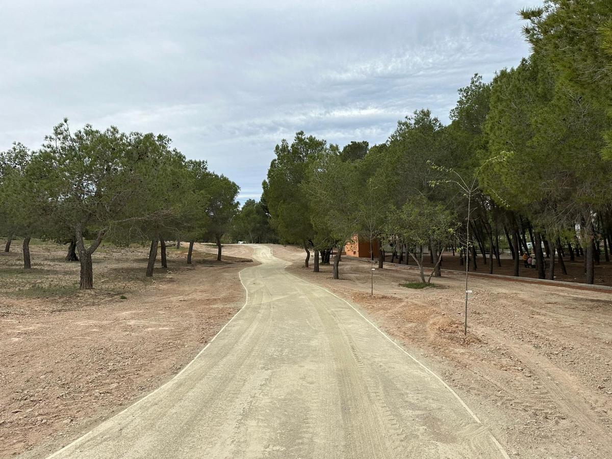 Finalizan las obras del nuevo carril ciclo viario en San Vicente de Llíria.