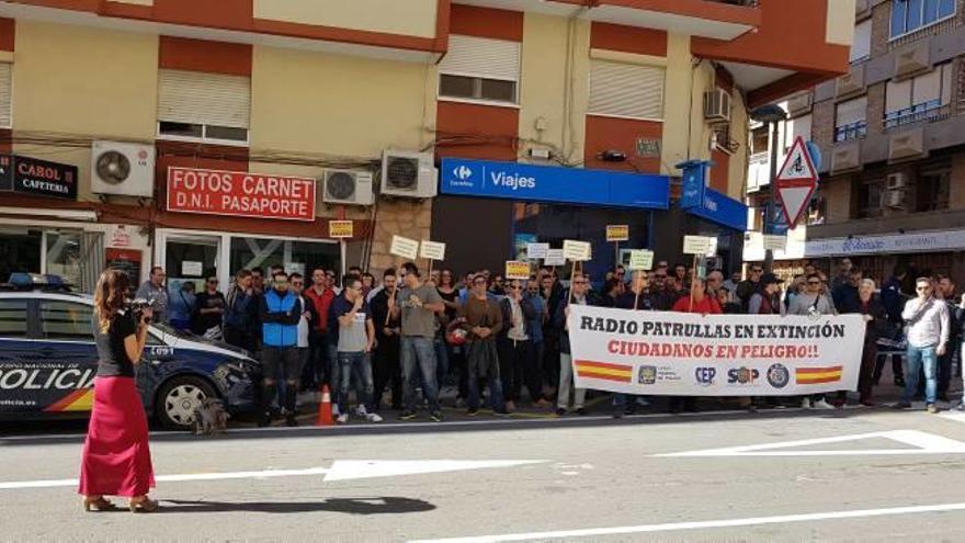 Protesta policial por la gestión del comisario jefe