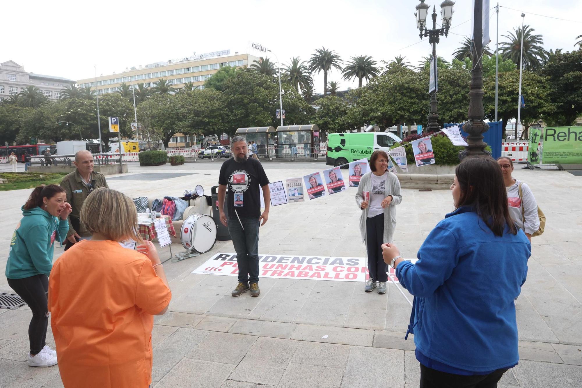 Gimnasia terapéutica y reivindicativa: la protesta de trabajadoras de residencias privadas