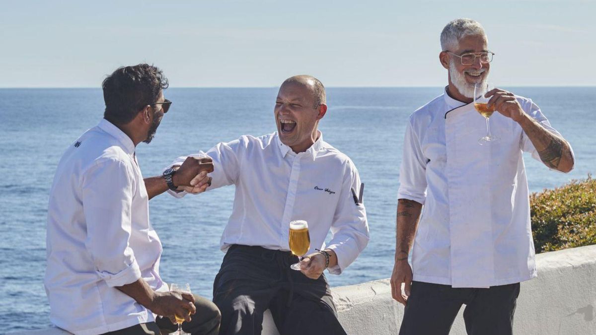 Hari Shetty, Óscar Salazar y Ori Geller, los tres cocineros que dan vida a este proyecto.
