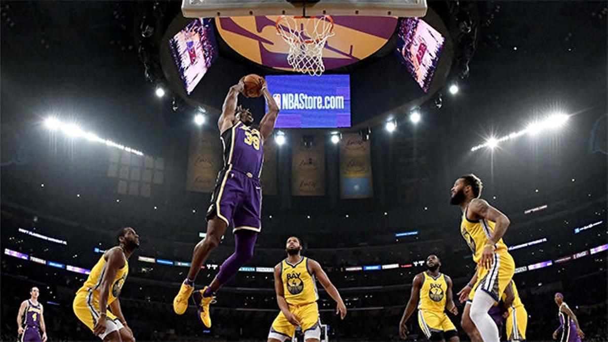 Los Lakers pasan por encima de los Warriors (120-94)