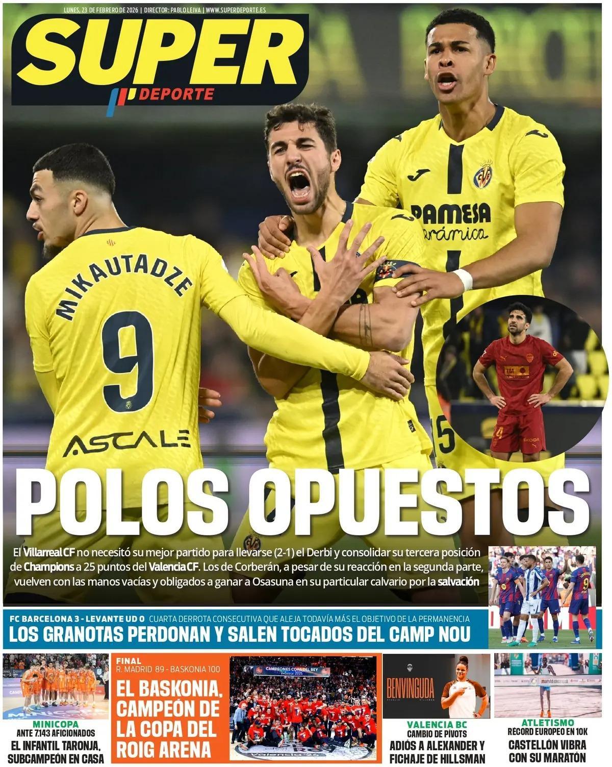 Estas son las portadas de la prensa deportiva de hoy