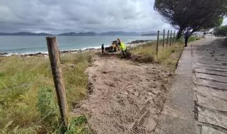 El Concello mejora los accesos a las playas de Coruxo