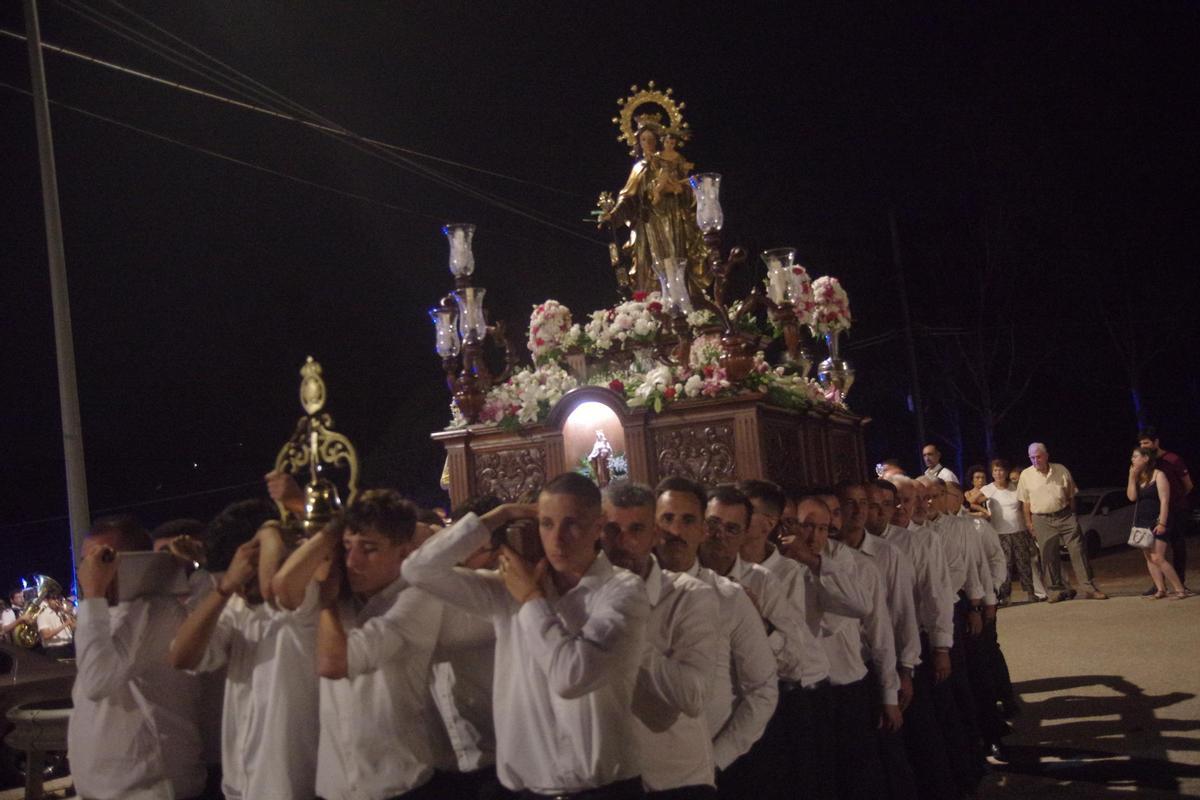 Procesión de la Virgen del Carmen en Junta de los Caminos