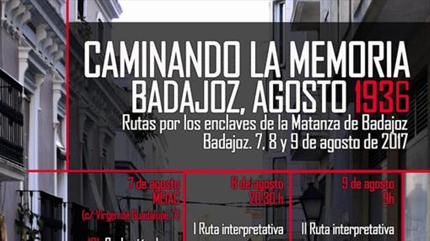 Invitan a recorrer una ruta interpretativa sobre la matanza de Badajoz