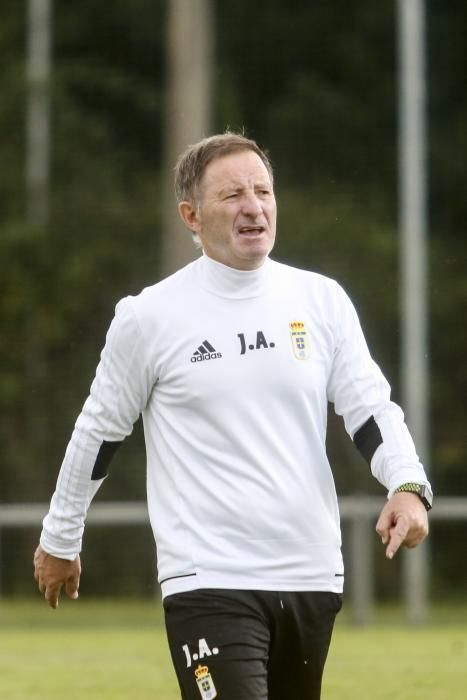 Entrenamiento del Real Oviedo, viernes