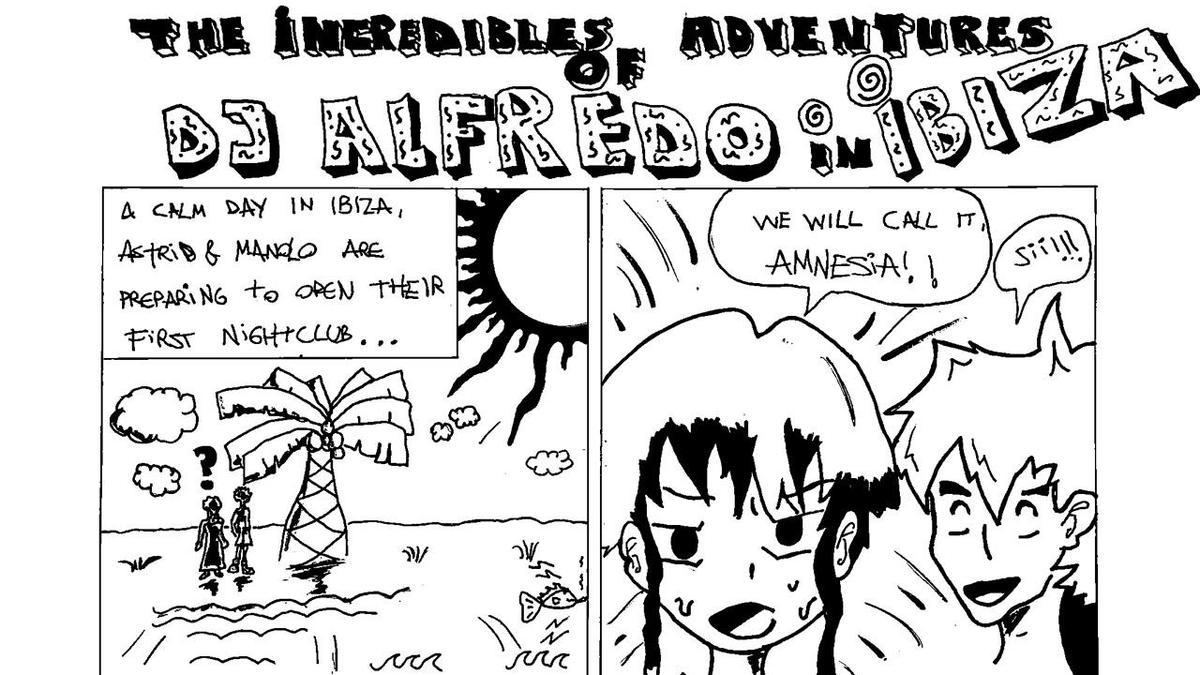 Cómic homenaje a dj Alfredo de Kid Simius (1/4 imágenes)