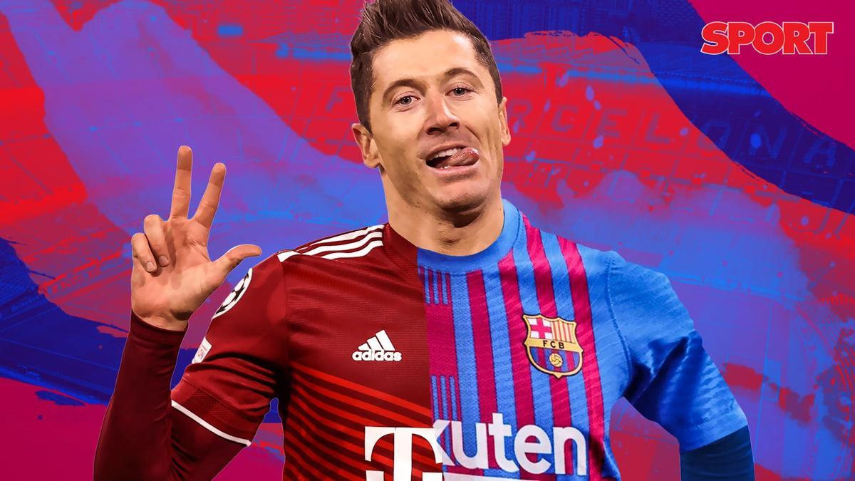 El Barça podría incluir a Dest en la operación por Lewandowski