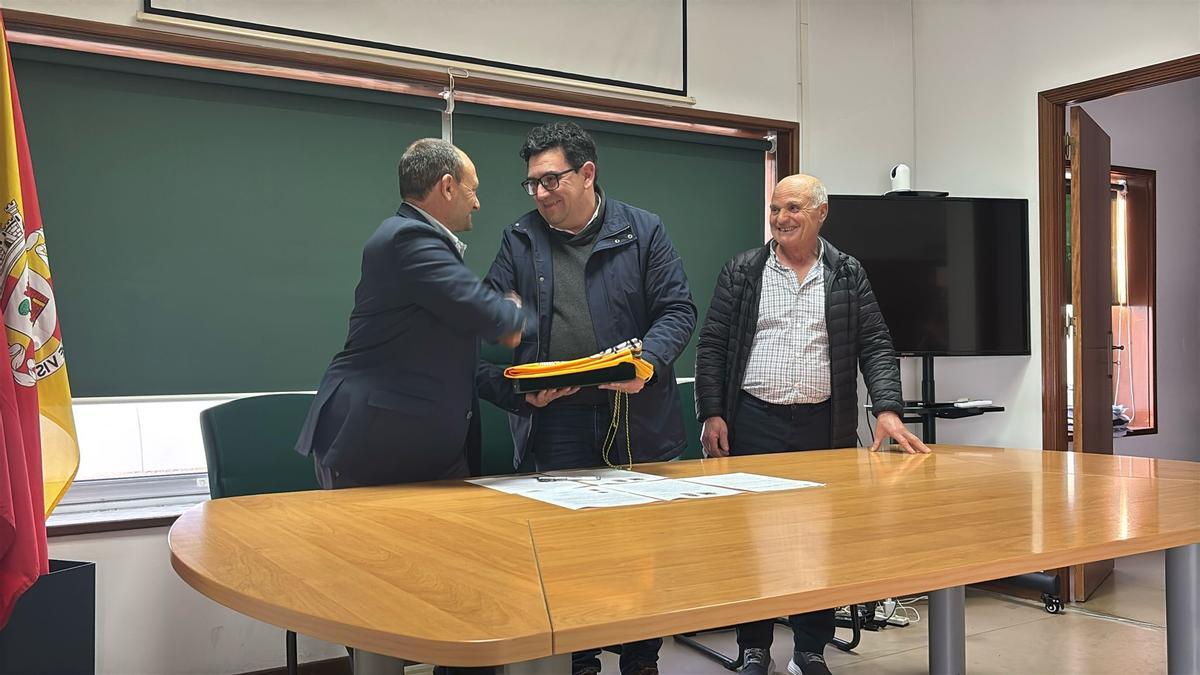 De izquierda a derecha: Carlos Martín, Rui Pedro Oliveira y Venerando Villarejo.