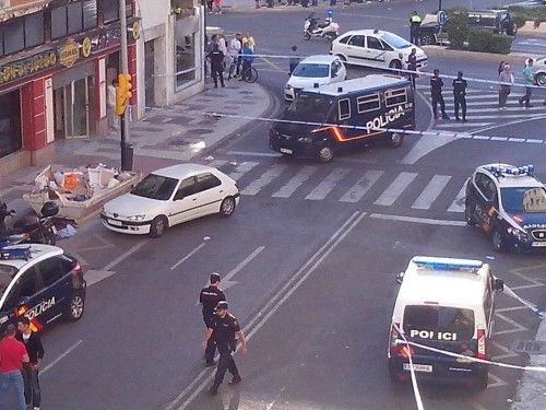 Policia herido