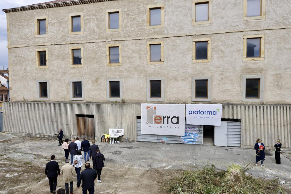 EN IMÁGENES: Comienzan las obras del futuro Centro de Arte Tabacalera de Gijón