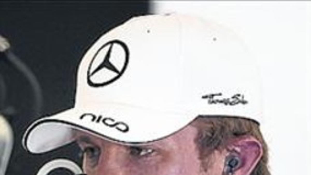 Nico Rosberg, primero ayer.