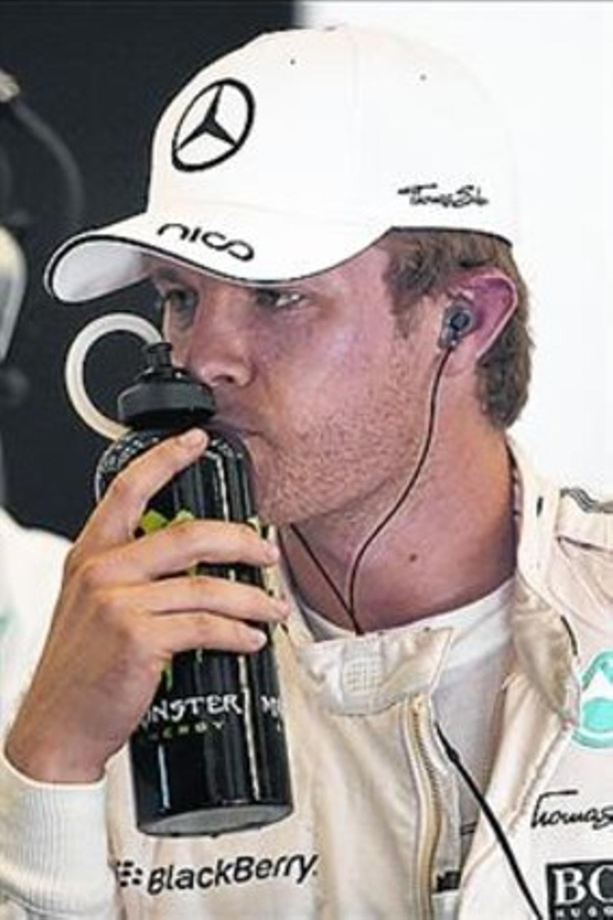 Nico Rosberg, primer ahir. Nico Rosberg, primer ahir.