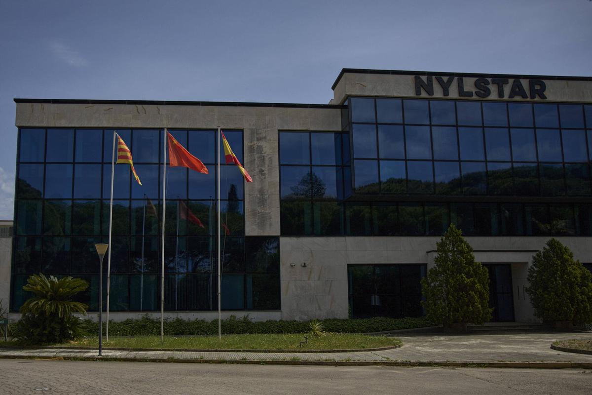 Les imatges de la fàbrica Nylstar a Blanes