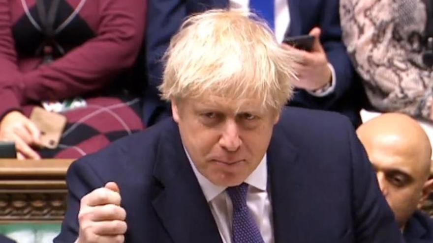 Una imagen de Boris Johnson.
